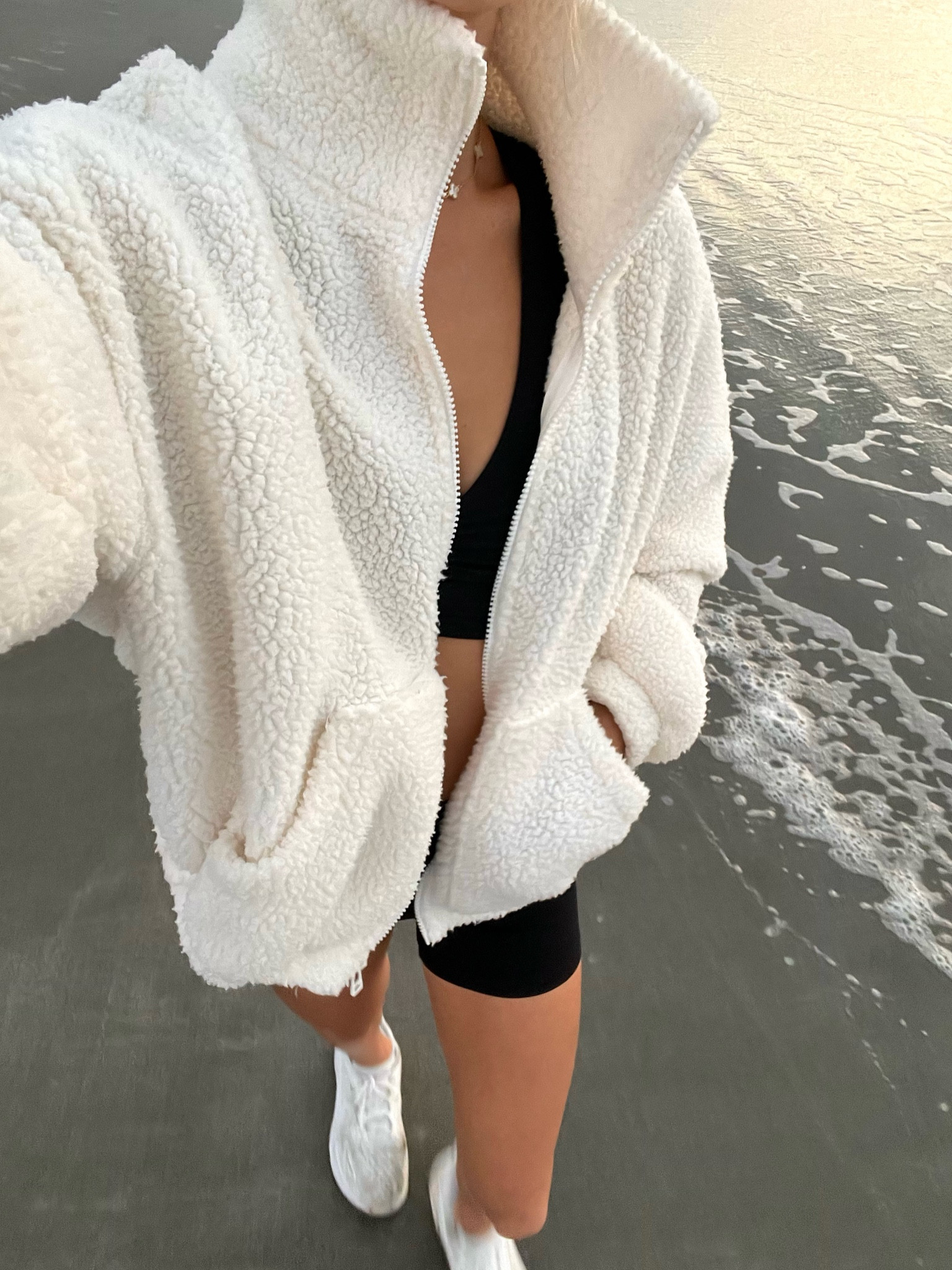 The coziest sherpa jacket! 

Fall ootd, activewear, Sherpa jacket

#LTKActive #LTKfindsunder50 #LTKstyletip