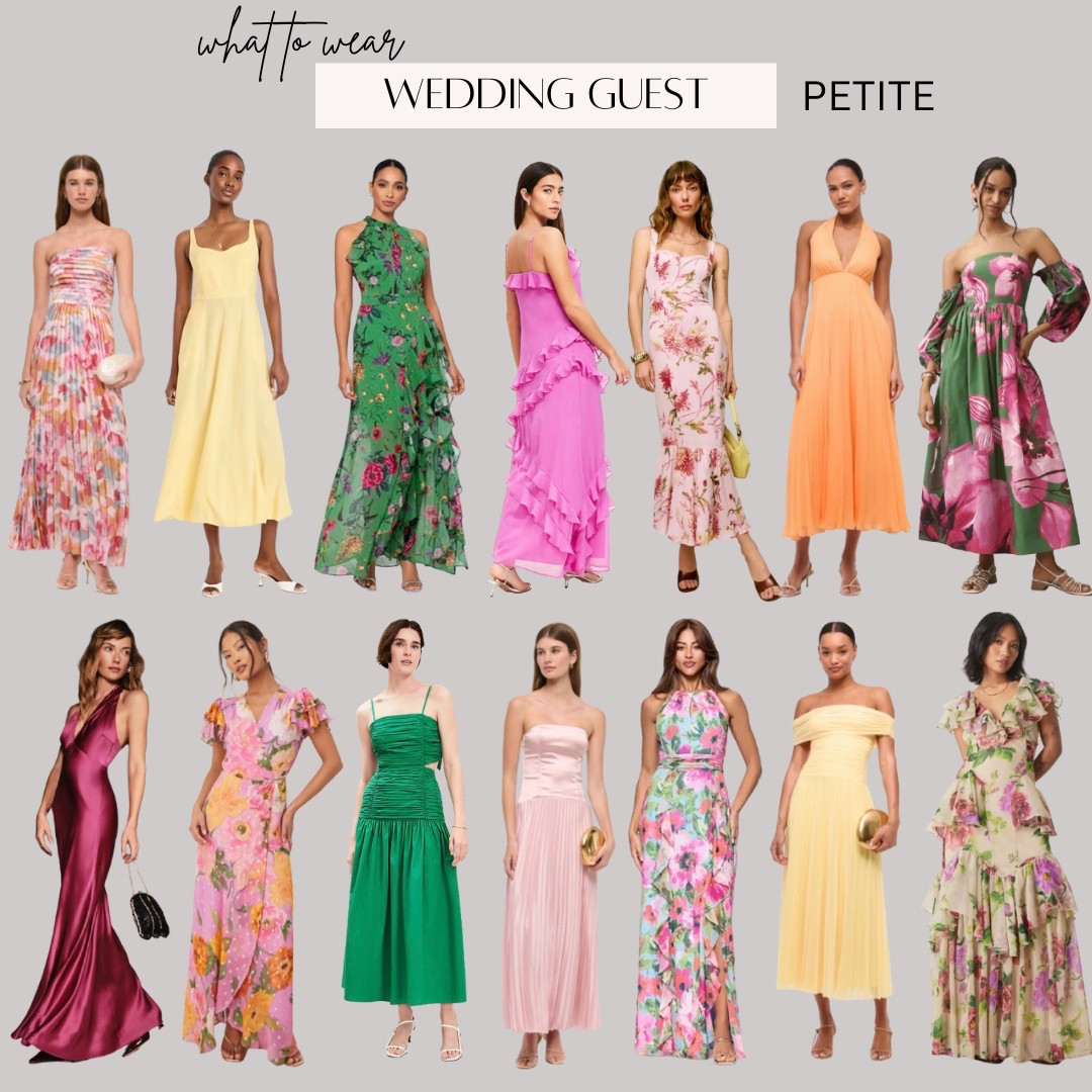 Wedding Guest Dresses available in petite sizing 


wedding guest, ootd style fashion, bridesmaid dress, floral dress, pink dress, gown, garden party, occasion wear, beach wedding, travel destination wedding, Abercrombie, reformation, asos, old navy, loft 

#LTKTravel #LTKWedding #LTKParties