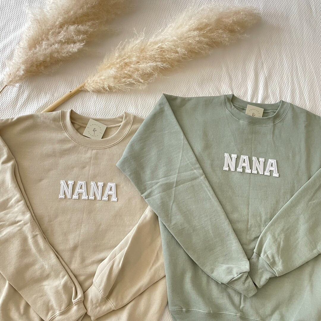 Nana Sweatshirt | Nana Sweater | Grandma Sweatshirt | Grandma Sweater | Mother’s Day Gift | Bir... | Etsy (US)