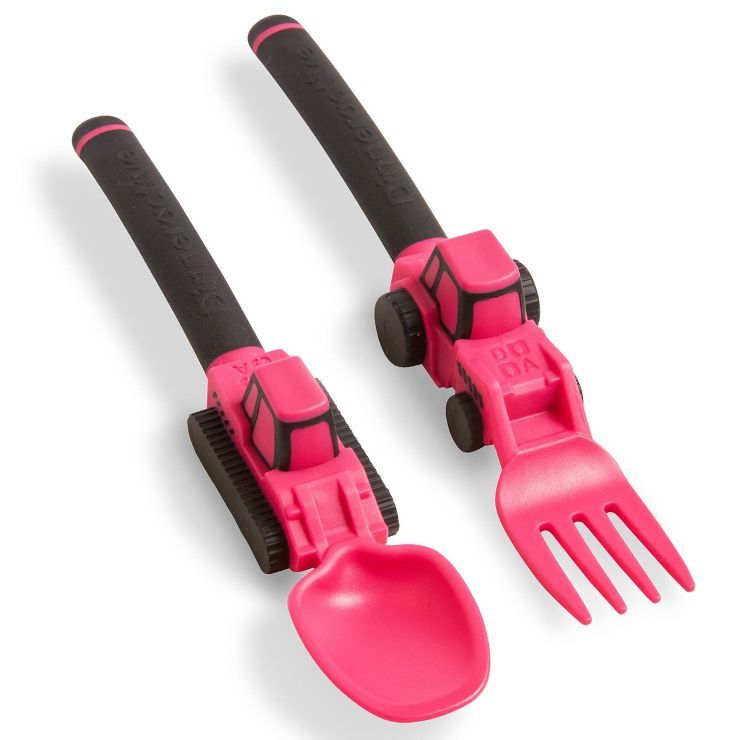 2pc Plastic Utensil Set Yellow - Dinneractive | Target