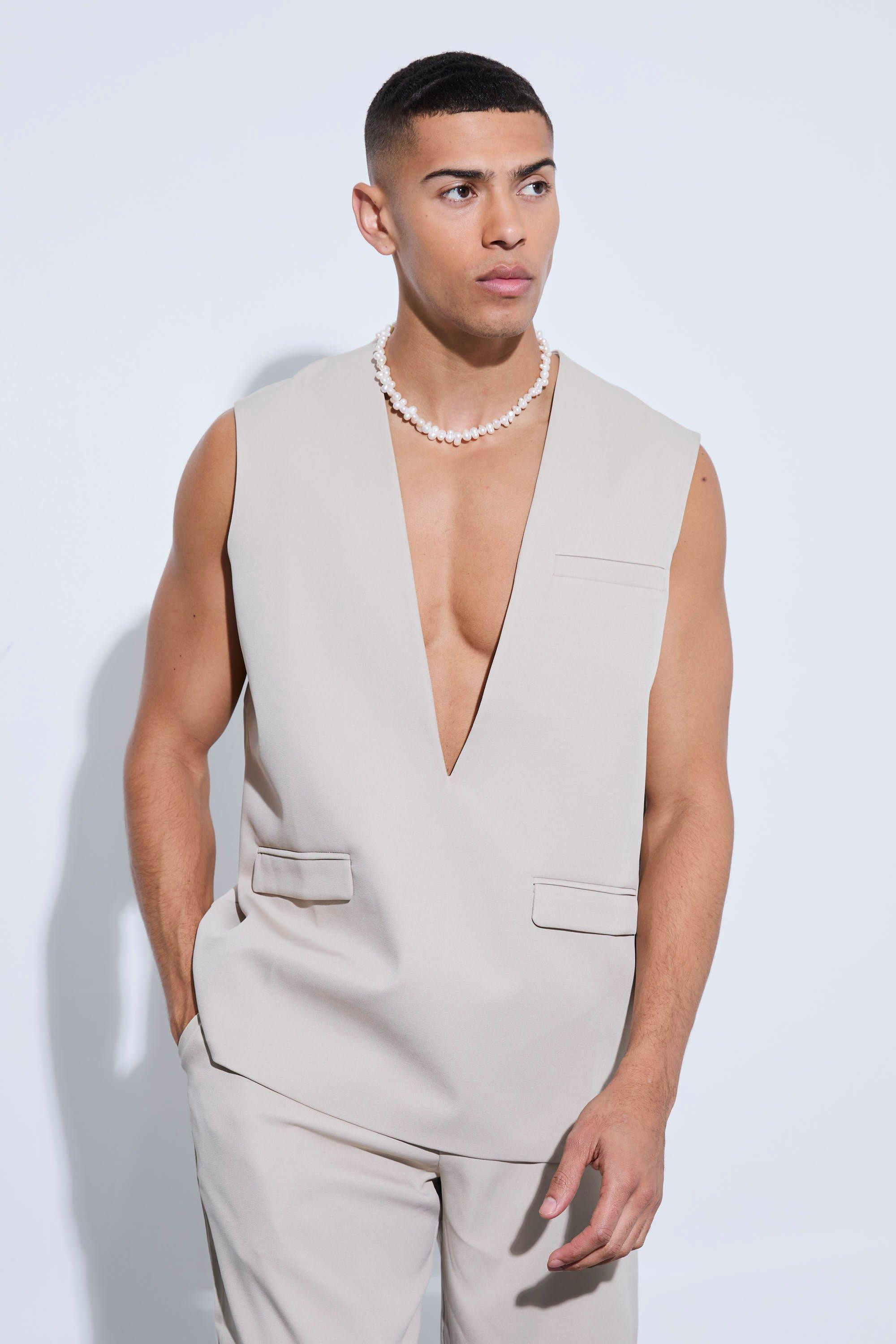 Tailored Pull Over Waistcoat | boohooMAN (US & Canada)