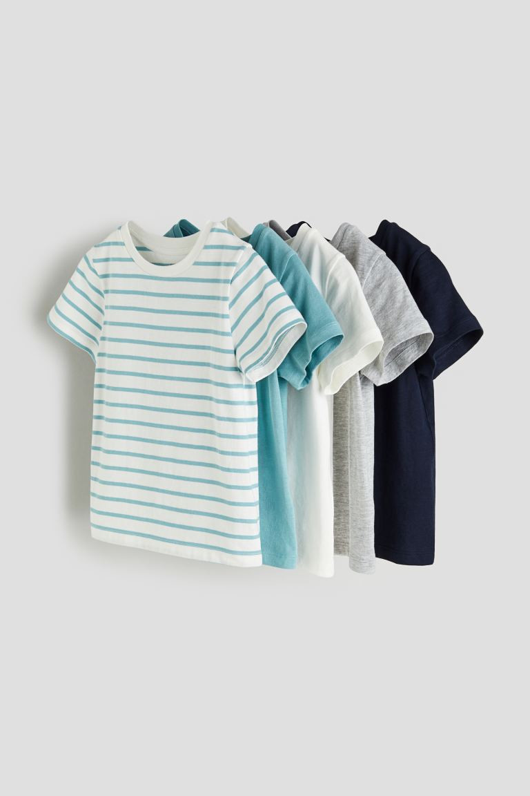 5-pack Cotton T-shirts | H&M (US + CA)