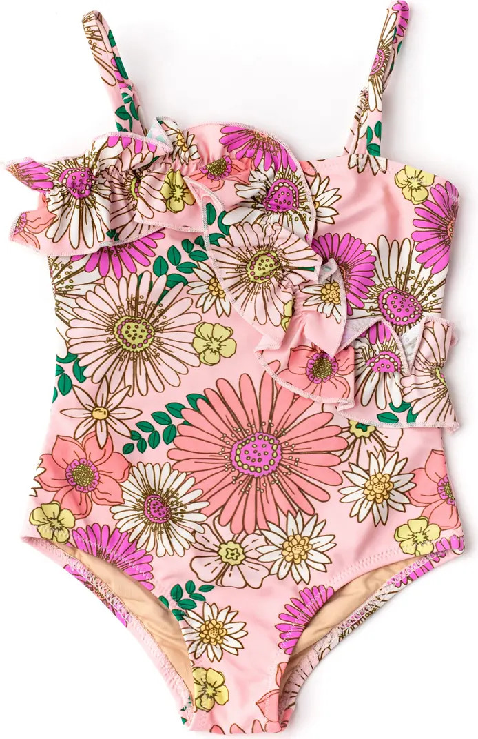 Shade Critters Kids' Retro Blossom One-Piece Swimsuit | Nordstromrack | Nordstrom Rack