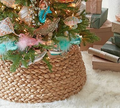 Handcrafted Beachcomber Basket Tree Collar | Pottery Barn (US)