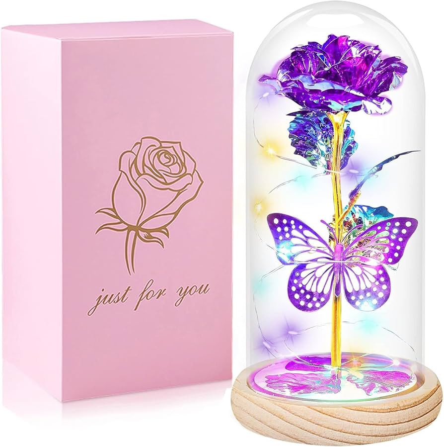 Valentines Day Rose Gifts for Her,Valentines Day Flowers Gifts for Mom Women Girlfriend,Birthday ... | Amazon (US)