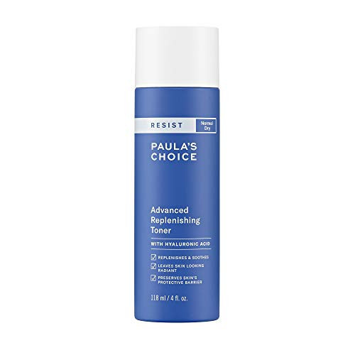 Paula's Choice Resist Advanced Replenishing Toner, Anti-Aging Facial Toner with Hyaluronic Acid, Vitamin C & E, Lightweight Hydration for Dry Skin, Fragrance-Free, 4 Fl Oz | Amazon (US)