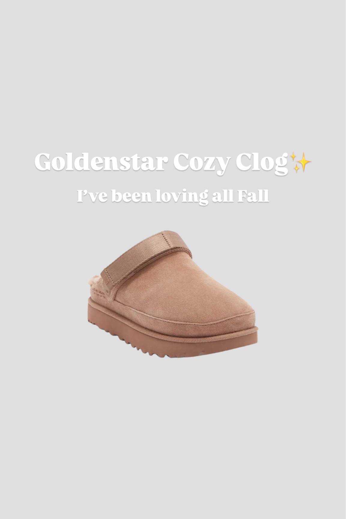 Goldenstar Cozy Clog UGG’s on sale at Nordstrom! 

#LTKSaleAlert #LTKGiftGuide #LTKCyberWeek