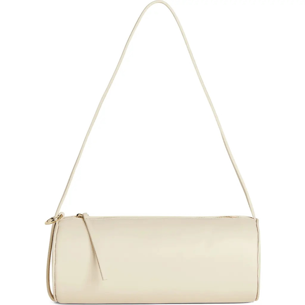 Reformation Simona Cylinder Shoulder Bag in Cream Puff Leather at Nordstrom | Nordstrom