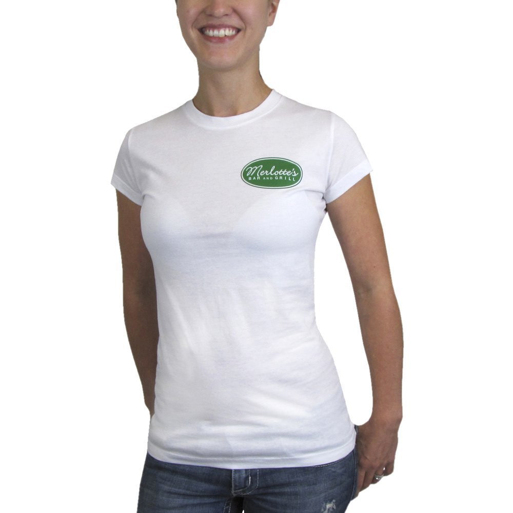True Blood Merlottes Bar and Grill Juniors White T-Shirt Tee | Amazon (US)