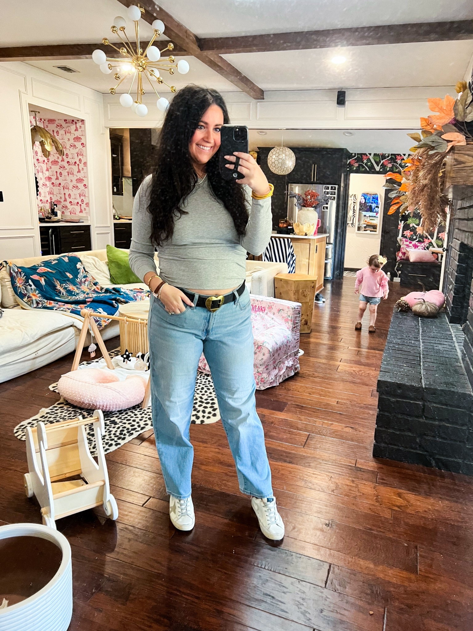 Fall basics solids staples 90s Amazon old navy jeans heart belt mom 

#LTKStyleTip #LTKFamily #LTKSeasonal