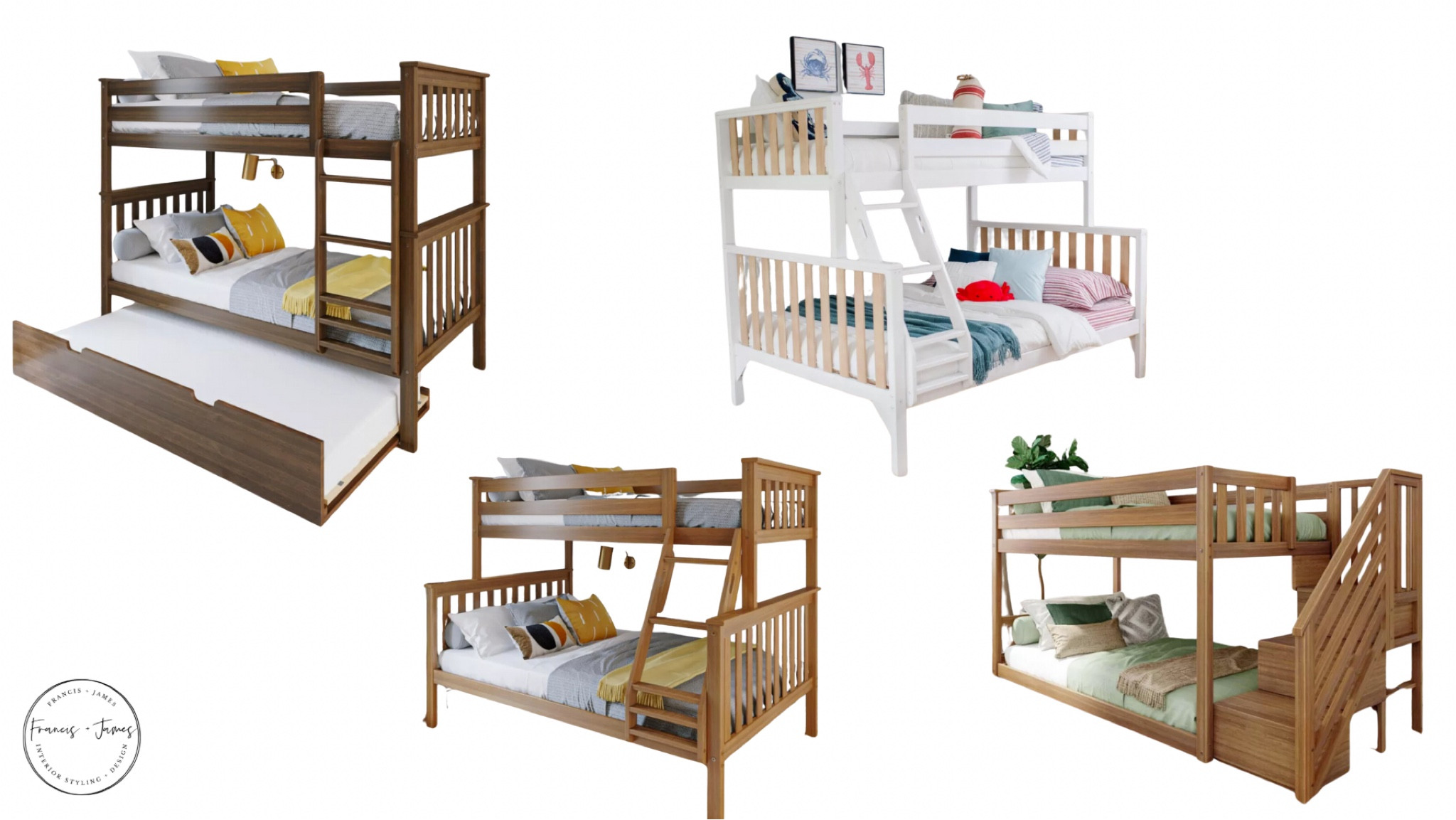 Bunk bed room, bunk bed, bunks, twin bunk bed, full bed, kids room, budget friendly bunk beds, bunk room, full bunk bed, bunk bed for 3 kids, bunk room, 

#LTKHome #LTKKids #LTKFamily
