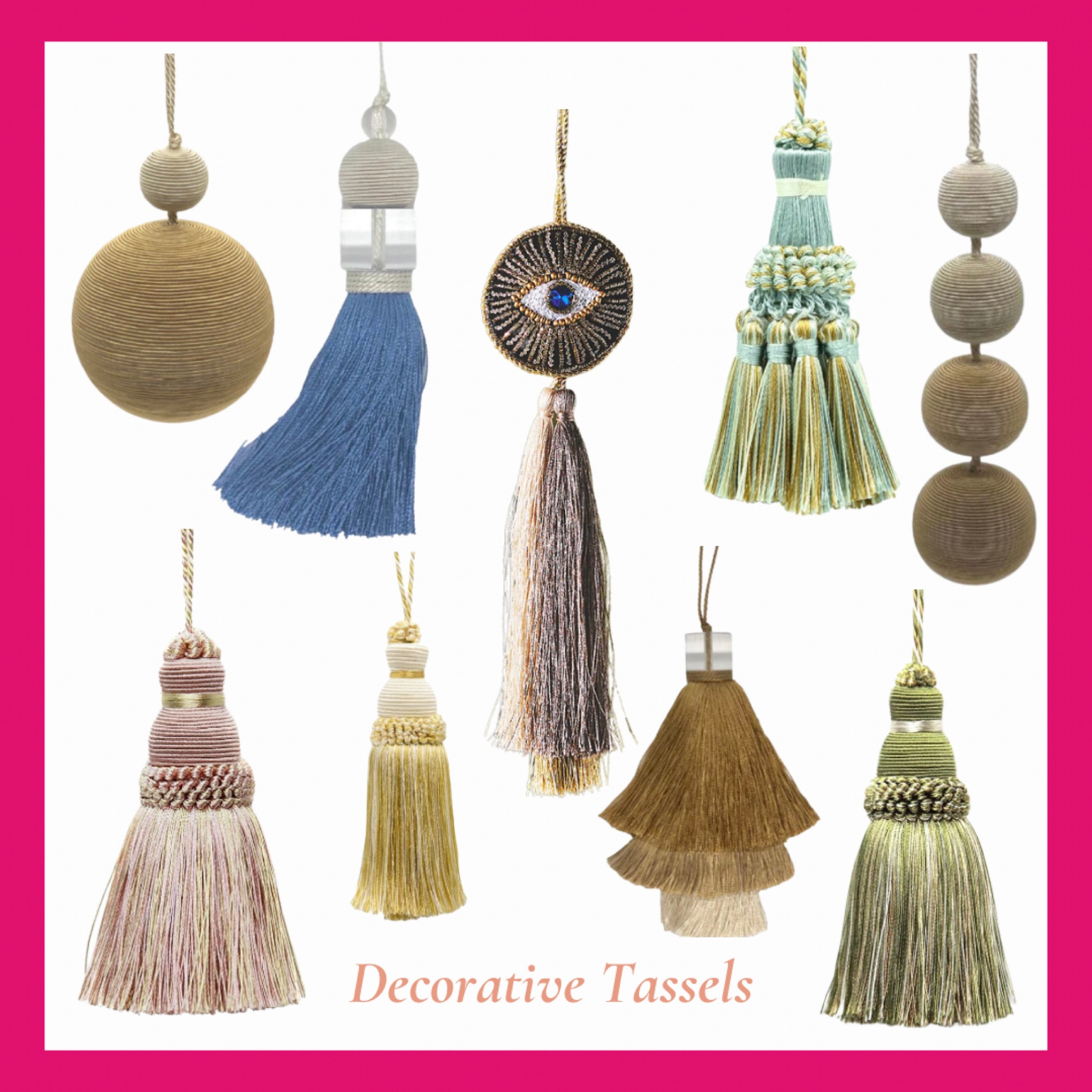 Unlock elegance with a simple touch! 🗝️ Tassels are a timeless addition to breathe life and luxury into new or antique furniture. We also think these are a great addition to any Christmas stocking! Enhance your own pieces with beautiful options we’ve curated for you. #tassels #tassel #decor #homedecor #stockingdecor #christmasstocking 

#LTKhome #LTKfindsunder50 #LTKHoliday