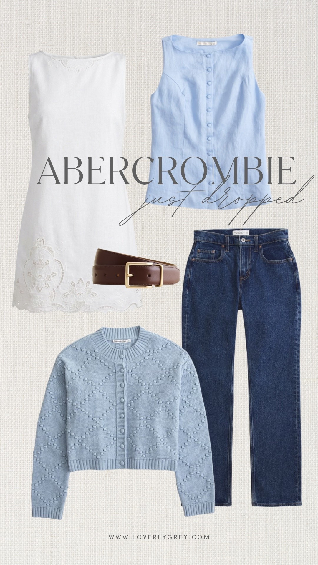 Abercrombie just dropped the dreamiest new pieces for summer and I want it all! These effortless basics and stunning classics are so easy to mix and match for a timeless, elevated look. Loverly grey, Abercrombie & Fitch, chic summer style, classic denim, capsule wardrobe finds

#LTKgrwm #LTKSeasonal #LTKootd