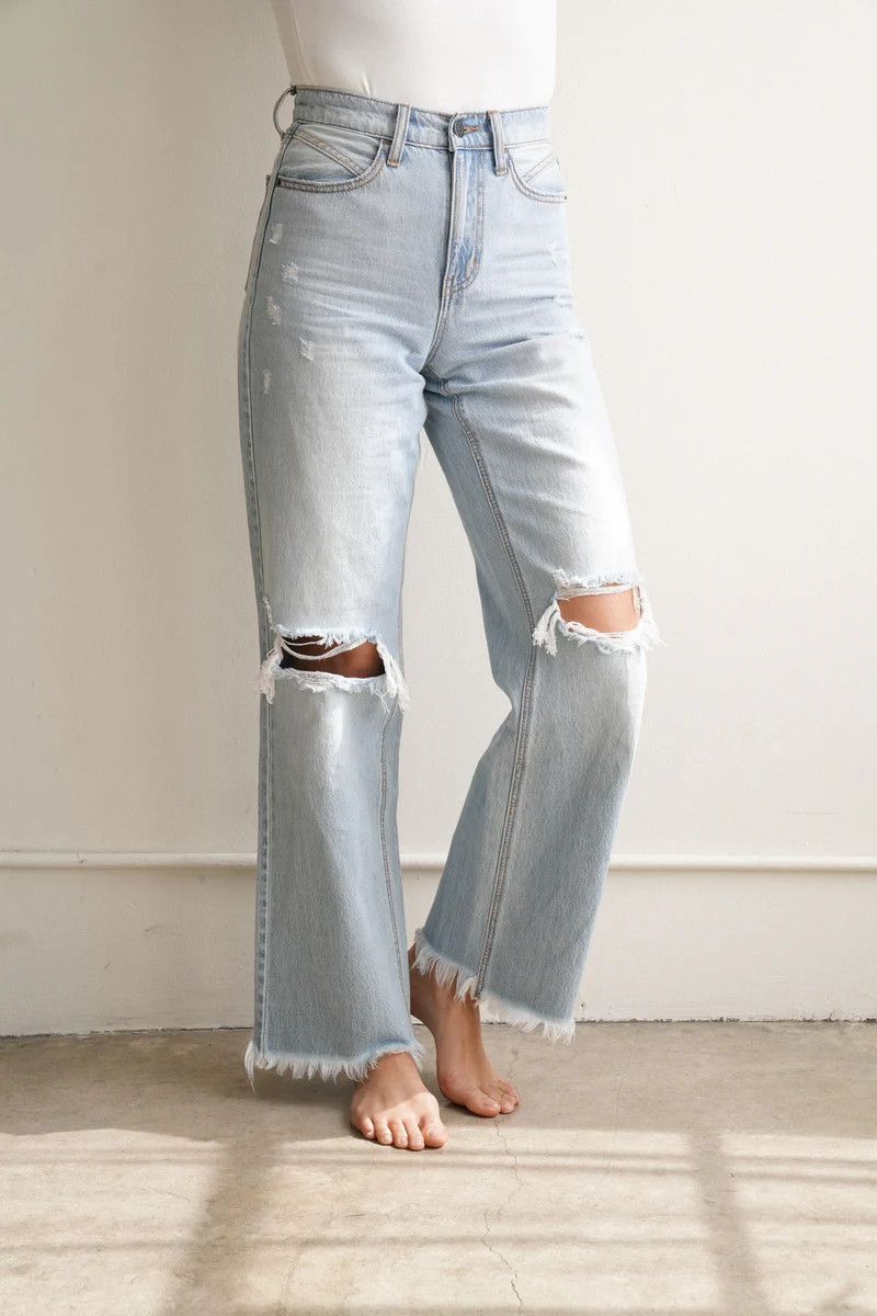 Malibu Wide Leg Jeans | Carly Jean Los Angeles