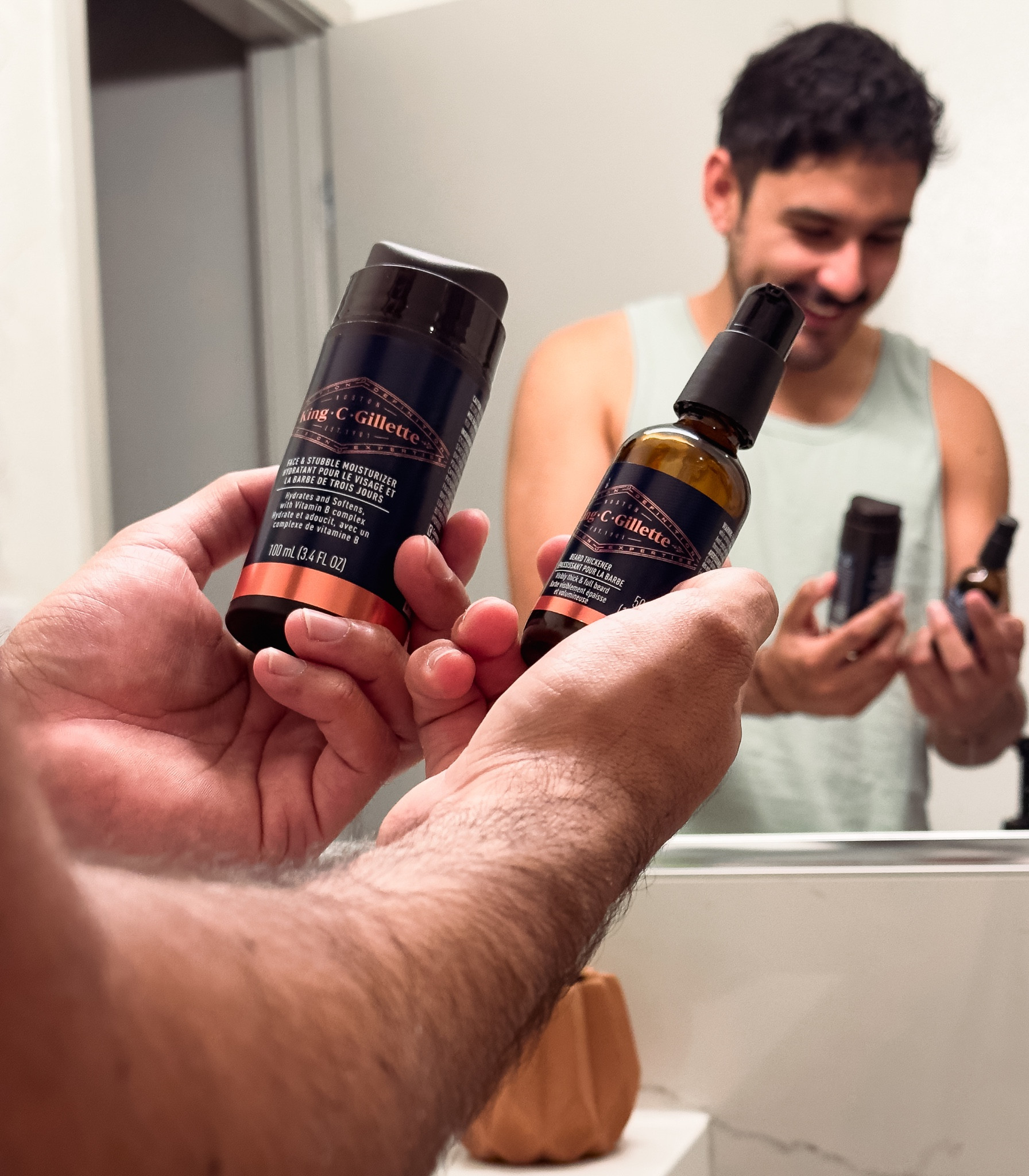 #AD From full beard to just my mustache. @KingCGillette is the best ally for my beard care routine. I love that its cordless, waterproof and comes with three different attachments for any beard style. Another must for my care routine is the BEARD THICKNER to add volume to my beard/mustache. Last but not least, the SKIN MOISTURIZER , because if im already taking care of my beard, why not get  my skin involved. This moisturizer keeps my skin free from redness and my beard nice and soft. It looks like  its time to go to @Target and get your new favorite beard care kit. 

#KingCGillettePArtner #TargetPartner 