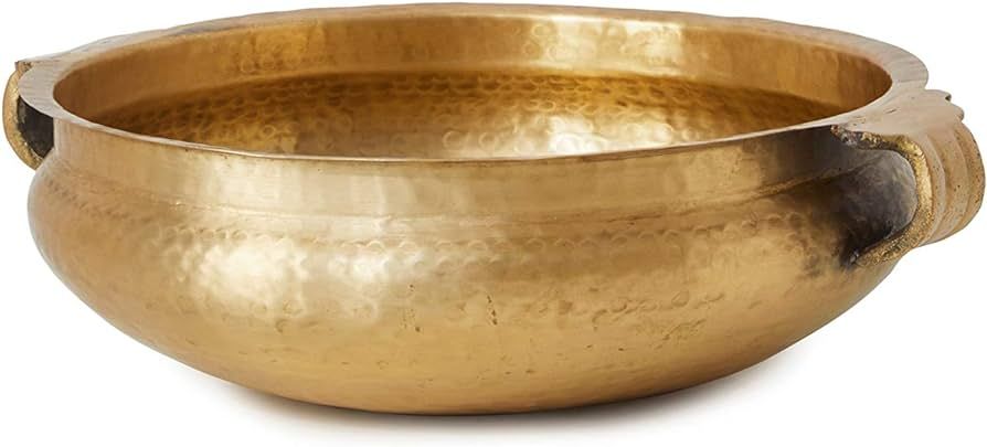 Serene Spaces Living Gold Brass Handmade Hammered Metal Decorative Bowl– Perfect as Home Decor ... | Amazon (US)