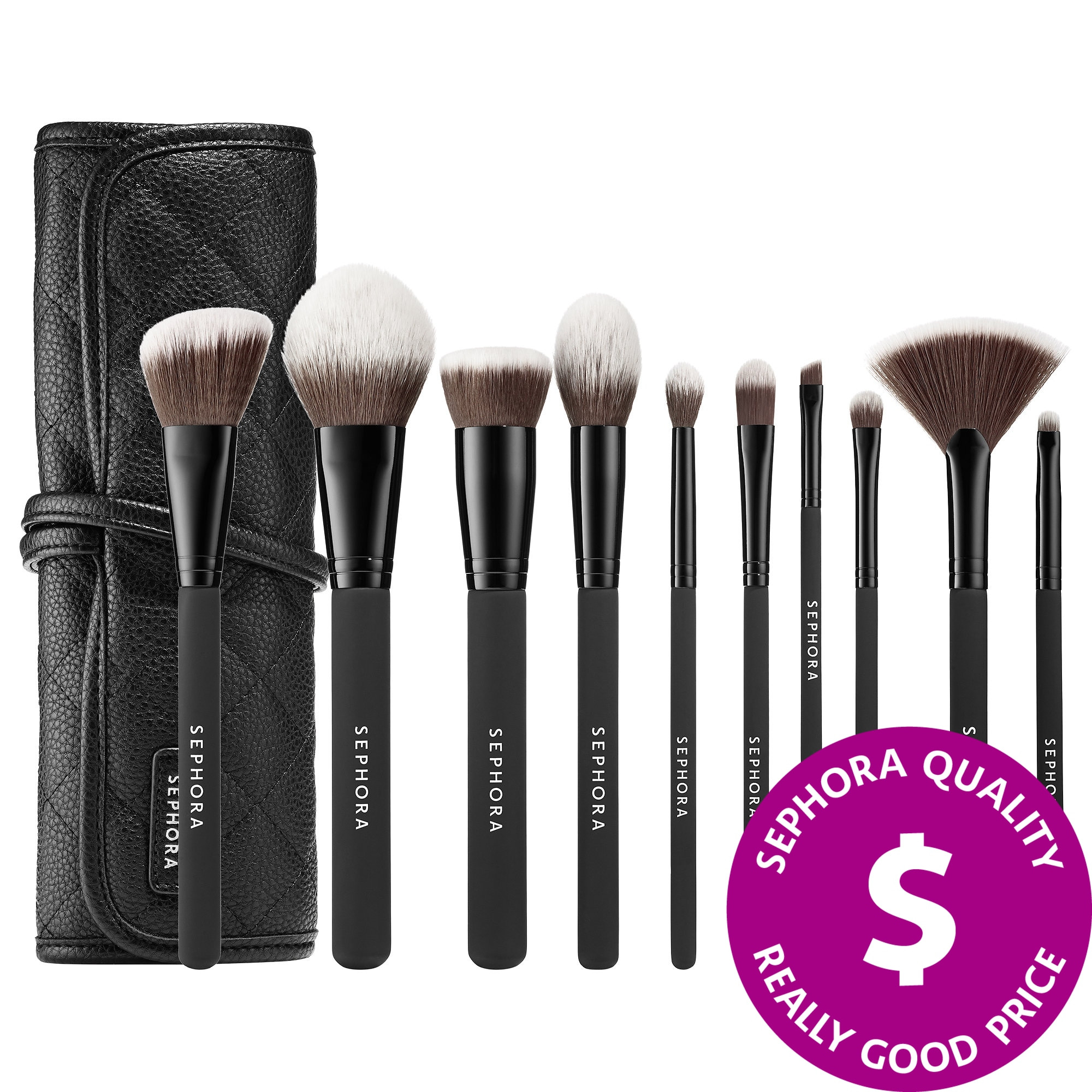 SEPHORA COLLECTION Ready To Roll Brush Set 10 Piece Set | Sephora (US)