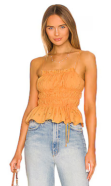 Line & Dot Trixie Floral Tank in Orange from Revolve.com | Revolve Clothing (Global)