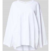 American Vintage Oversized Longsleeeve mit Rundhalsausschnitt Modell 'FIZVALLEY' in Weiss, Größe XS/S | Peek & Cloppenburg* Düsseldorf DE