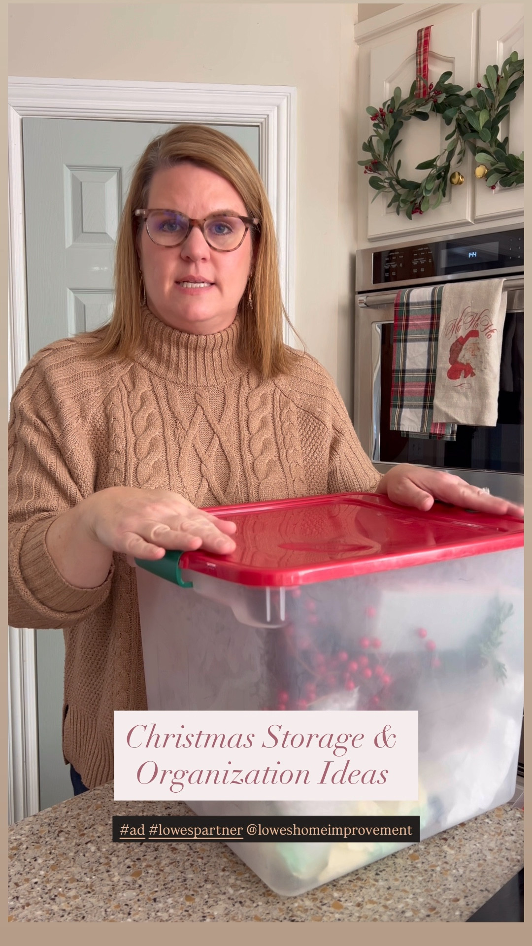 If your holiday storage situation is looking a little chaotic right now… friend, same. 😂 #ad But I’ve finally found a system that actually works for real life, and I’m walking you through all of it in today’s video! @loweshomeimprovement Holiday Living storage bins have been such a gift: sturdy lids that actually stay on, clear sides so you can see what’s inside, sizes for wreaths, ornaments, lights, garlands… you name it. I love that everything stacks so neatly and feels durable enough to last year after year. 🙌🎄#LowesPartner Let’s head into the new year feeling organized and at peace. 💚✨

#LTKHome #LTKFindsUnder50 #LTKHoliday