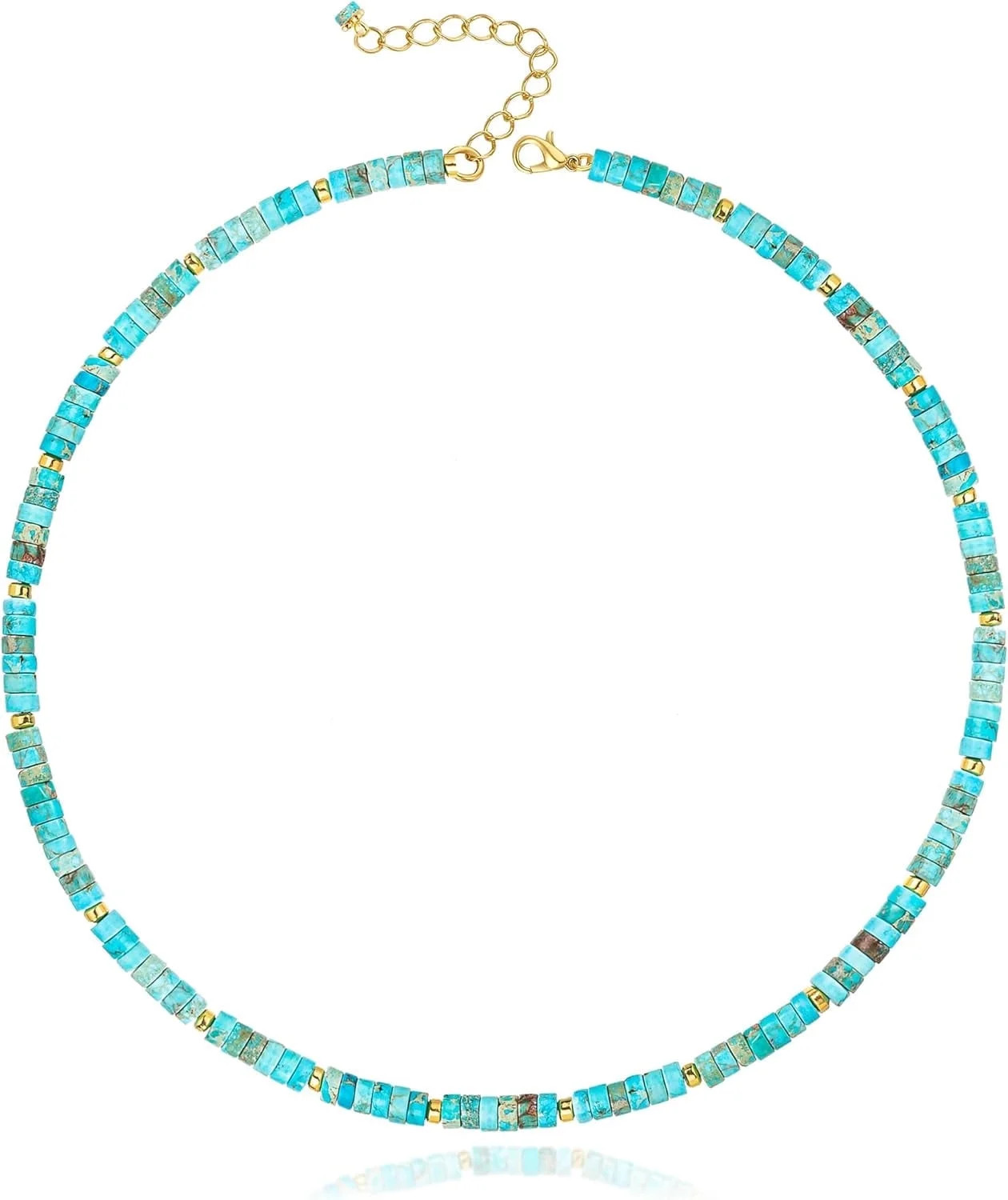 Beaded Choker Necklace for Women, Summer Must-have Jewelry, Surfer Beach Necklace | Walmart (US)