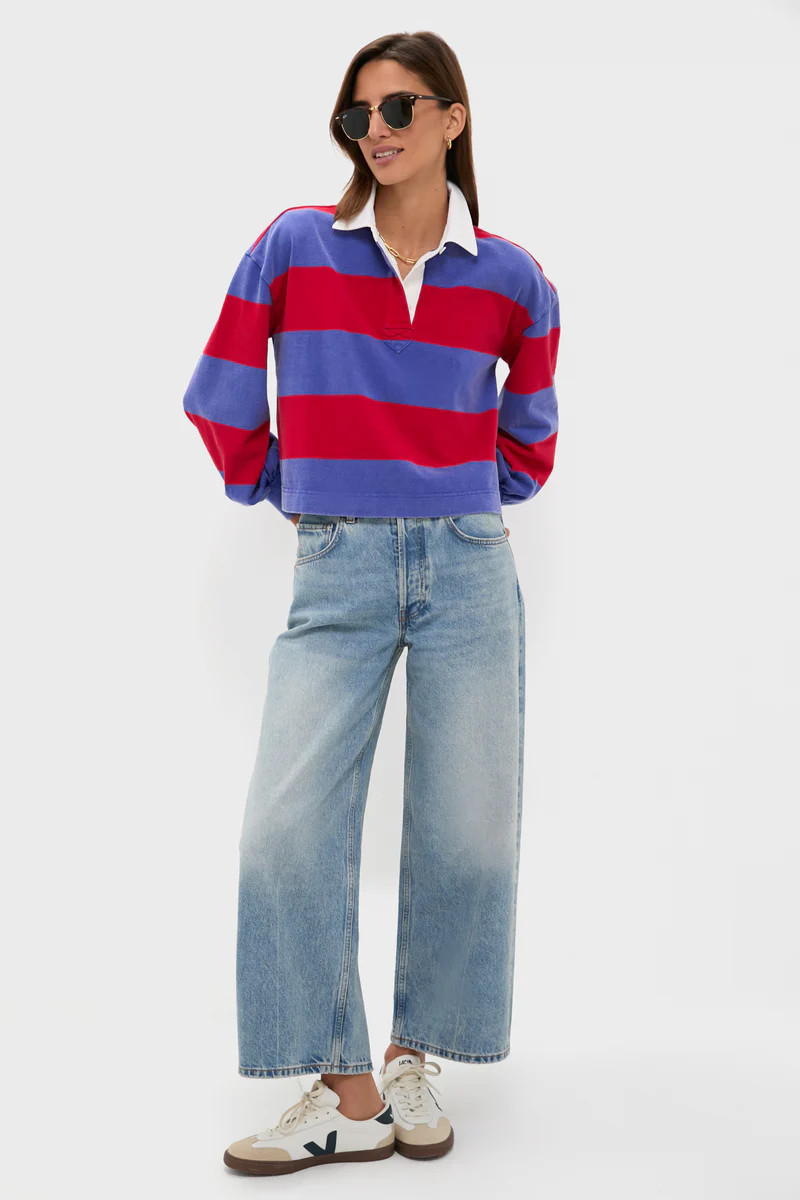 Gameday Red and Blue Swiftie Rugby Polo | Tuckernuck (US)