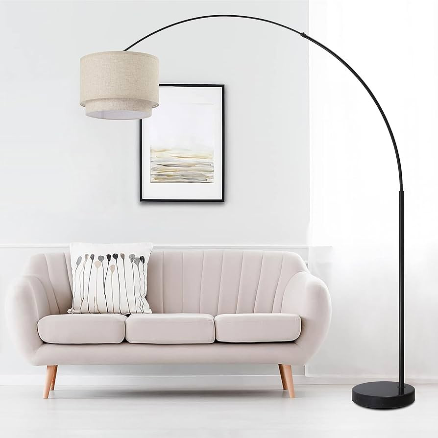 Major-Q Arc Floor Lamp Modern 81" Tall Standing Lamps for Living Room - Stand Up Arching Lamp (69... | Amazon (US)