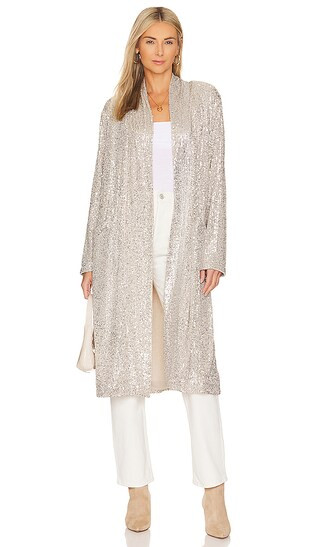 Show Stopper Duster in Silver | Revolve Clothing (Global)
