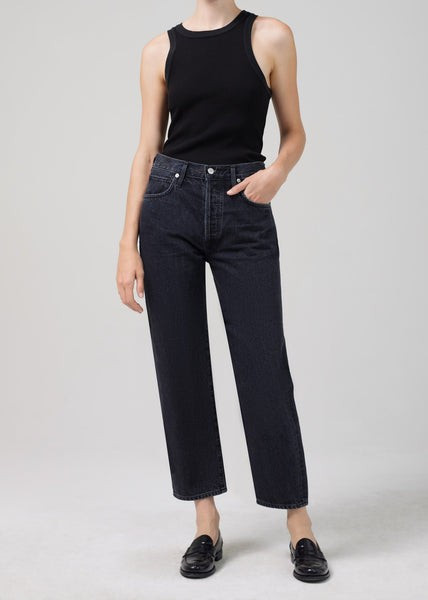Emery Crop Relaxed Straight in Licorice | Citizens of Humanity