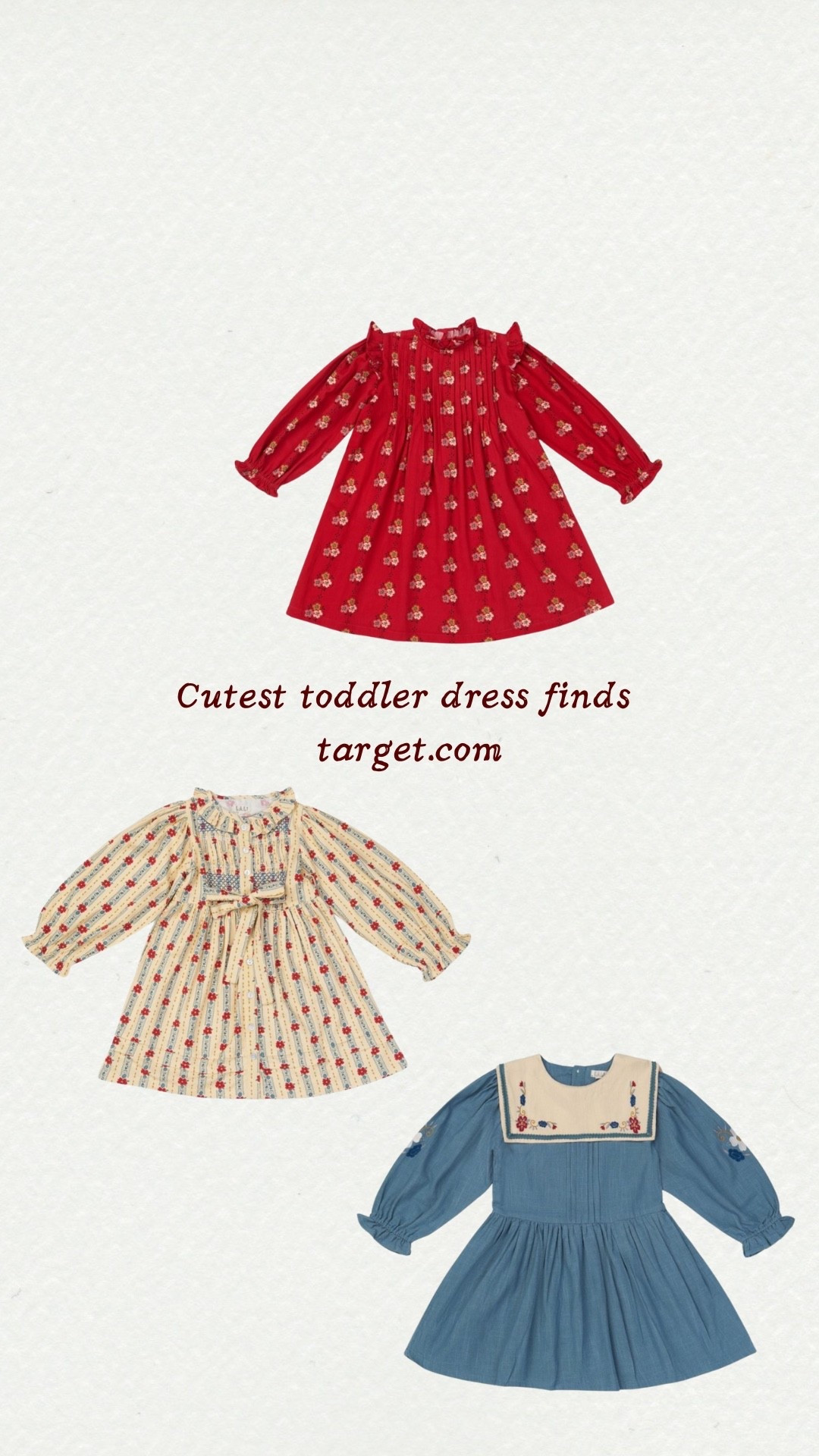 Target carries these ADORABLE toddler dresses online! 