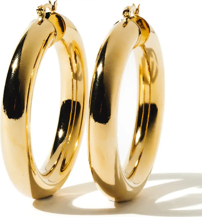 Aubree Large Tube Hoop Earrings | Nordstrom