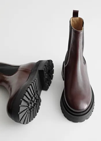 Klobige Chelsea-Boots aus Leder | & Other Stories (DE + FR)