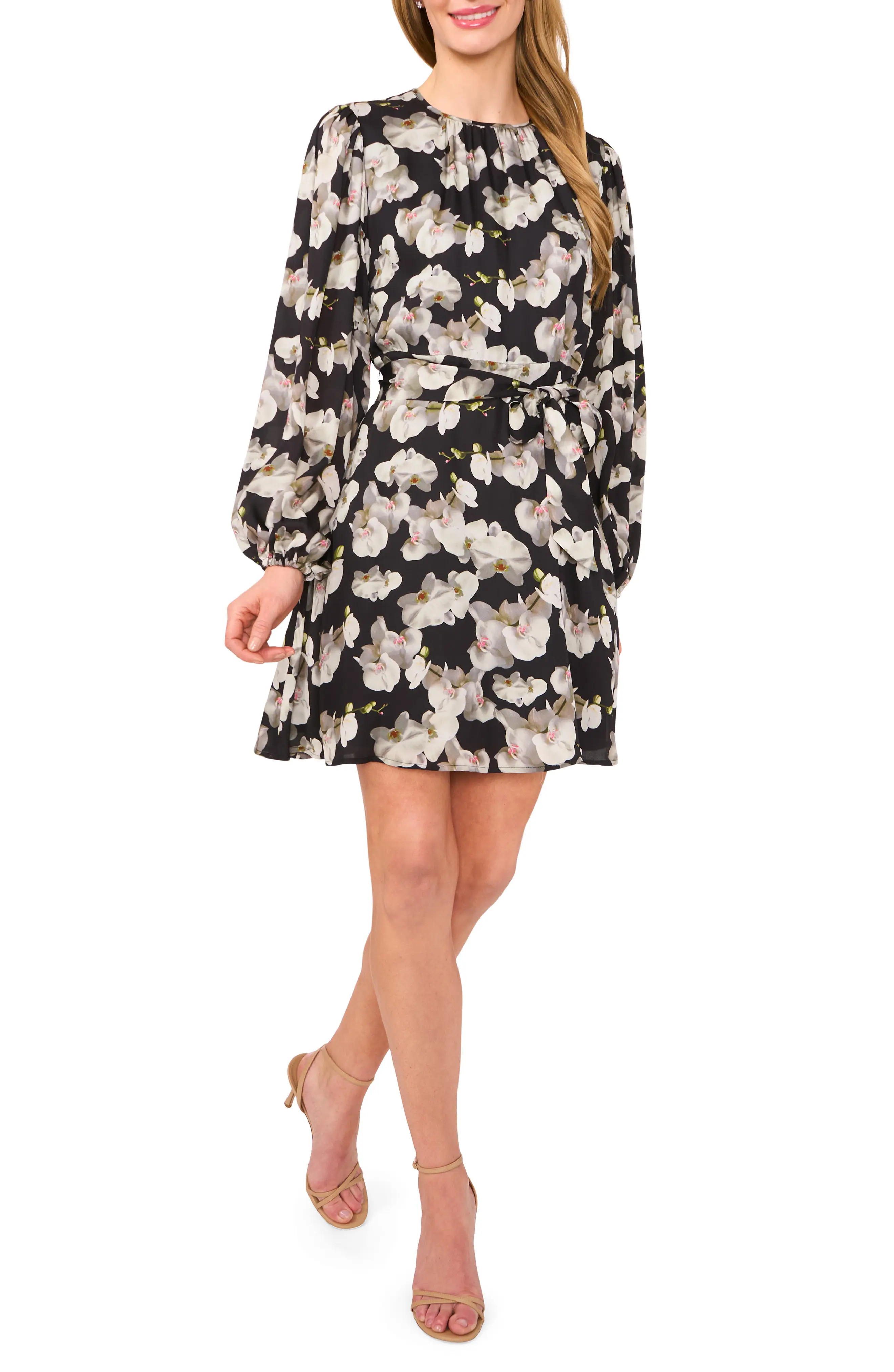 Ted Baker Floral Long Sleeve Dress (Women) | Nordstromrack | Nordstrom Rack