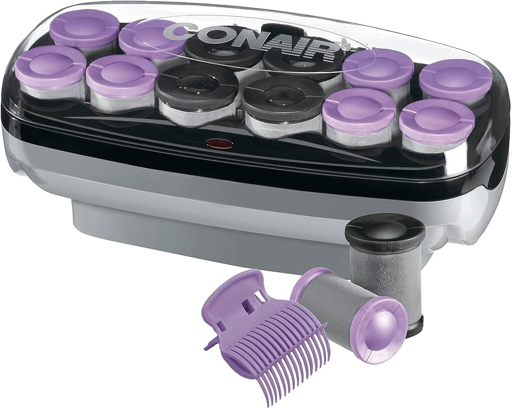 Conair Ceramic 1 1/2-inch and 1 3/4-inch Hot Rollers, Bonus: Super Clips Included (Amazon Exclusi... | Amazon (US)