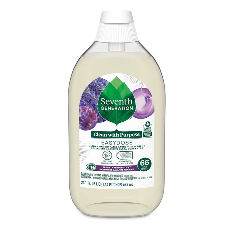 Seventh Generation EasyDose Ultra Concentrated 66-Loads Laundry Detergent Lavender-23.1 fl oz | Target