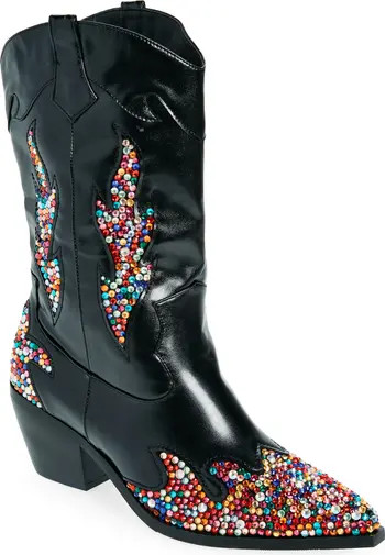 Vinny Pointed Toe Western Boot (Women) | Nordstrom