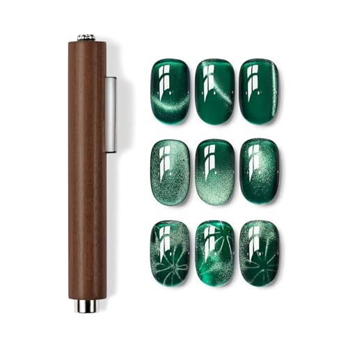 MAYCHAO 3 in 1 Cat Eye Magnet for Nails, Cigar Shape Cylindrical Cat Eye Nail Magnet with Multi-Function for Gel Nail Polish Nails, Strong Suction Nail Magnets for Nail Art DIY at Home | Amazon (US)