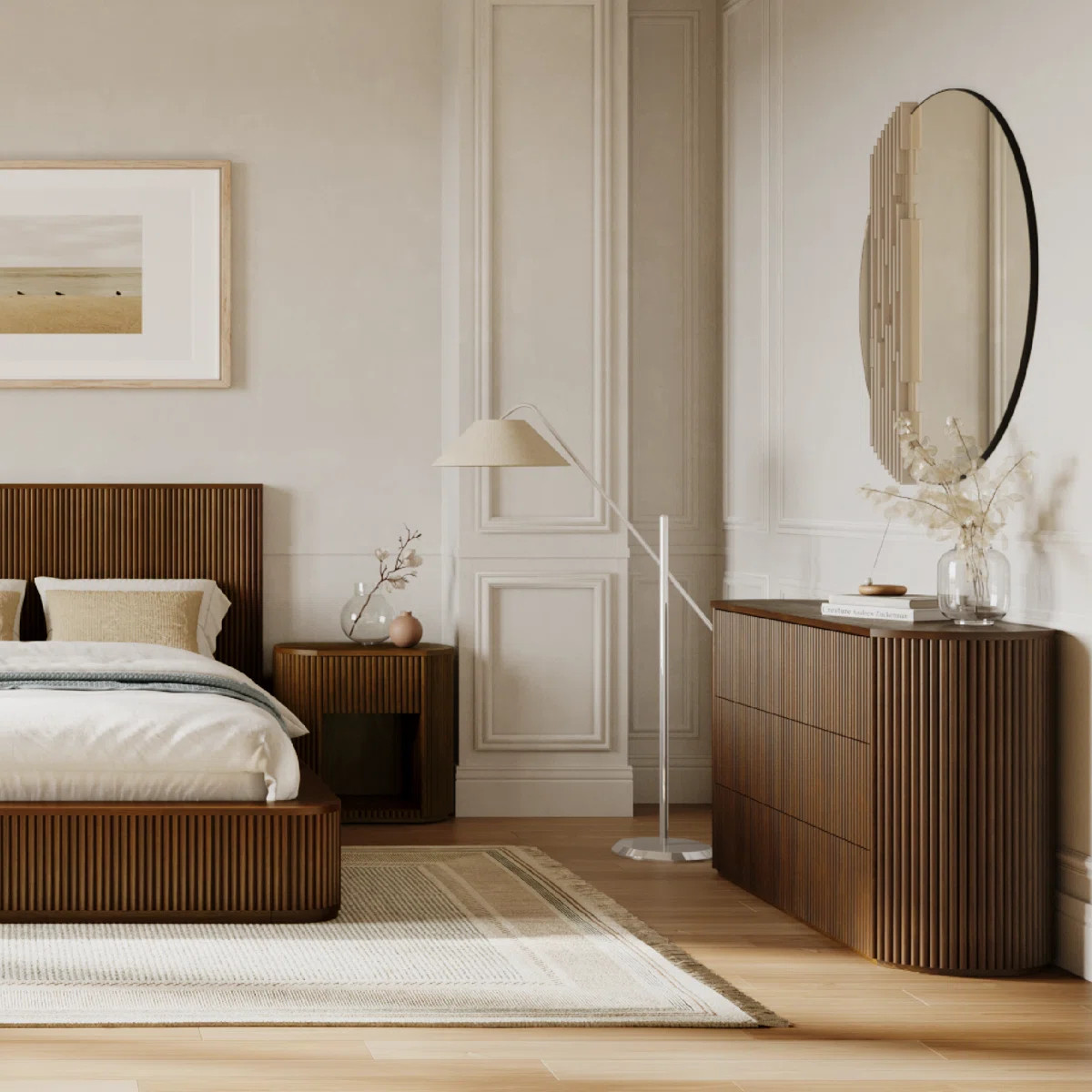 Ellison Fluted Solid Wood Dresser, Fully Assembled | Wayfair North America