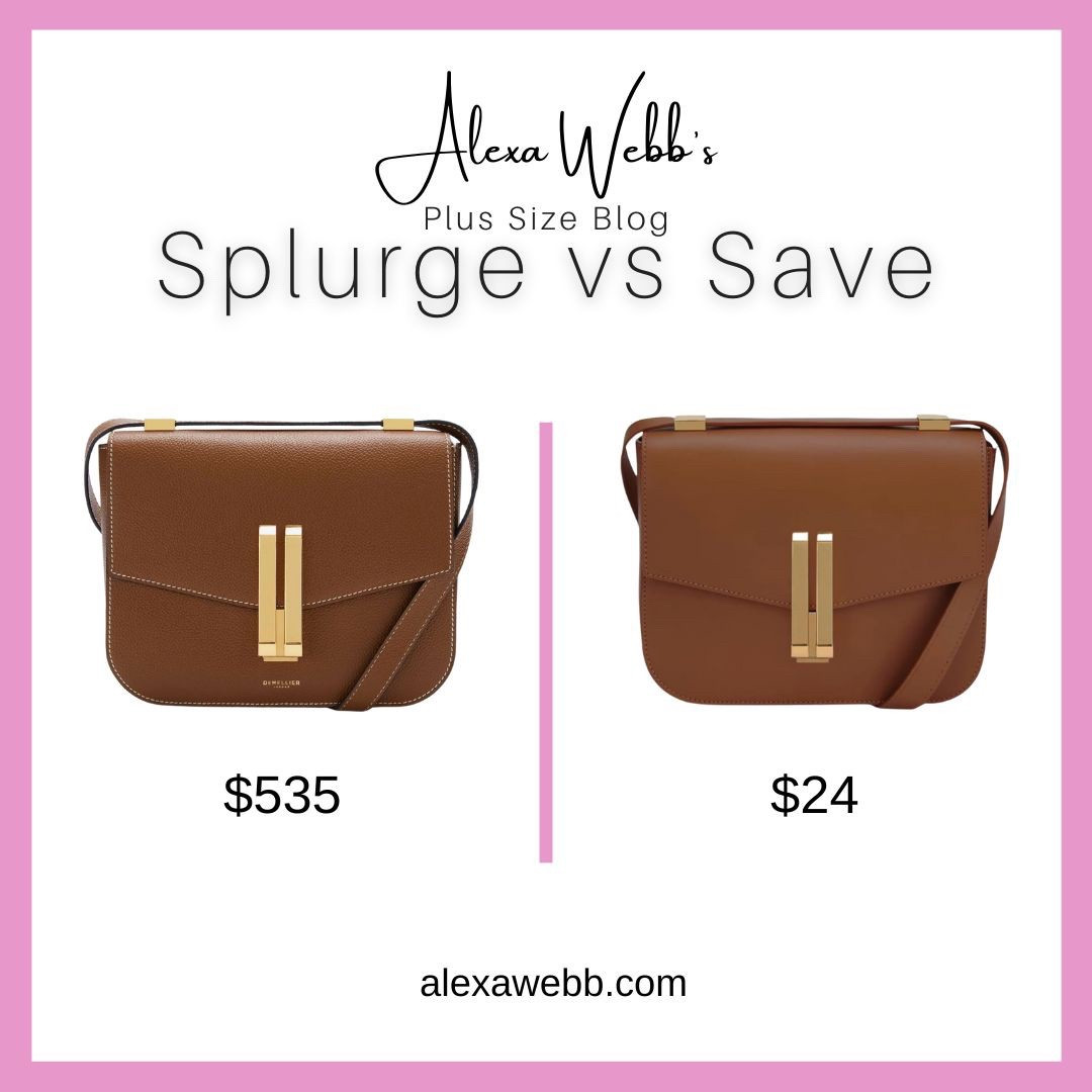 Crossbody bag- Splurge vs Save by Alexa Webb #plussize

#LTKPlusSize #LTKStyleTip #LTKItBag