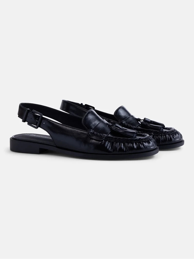 No Boundaries Women's Slingback Tassel Loafers | Walmart (US)