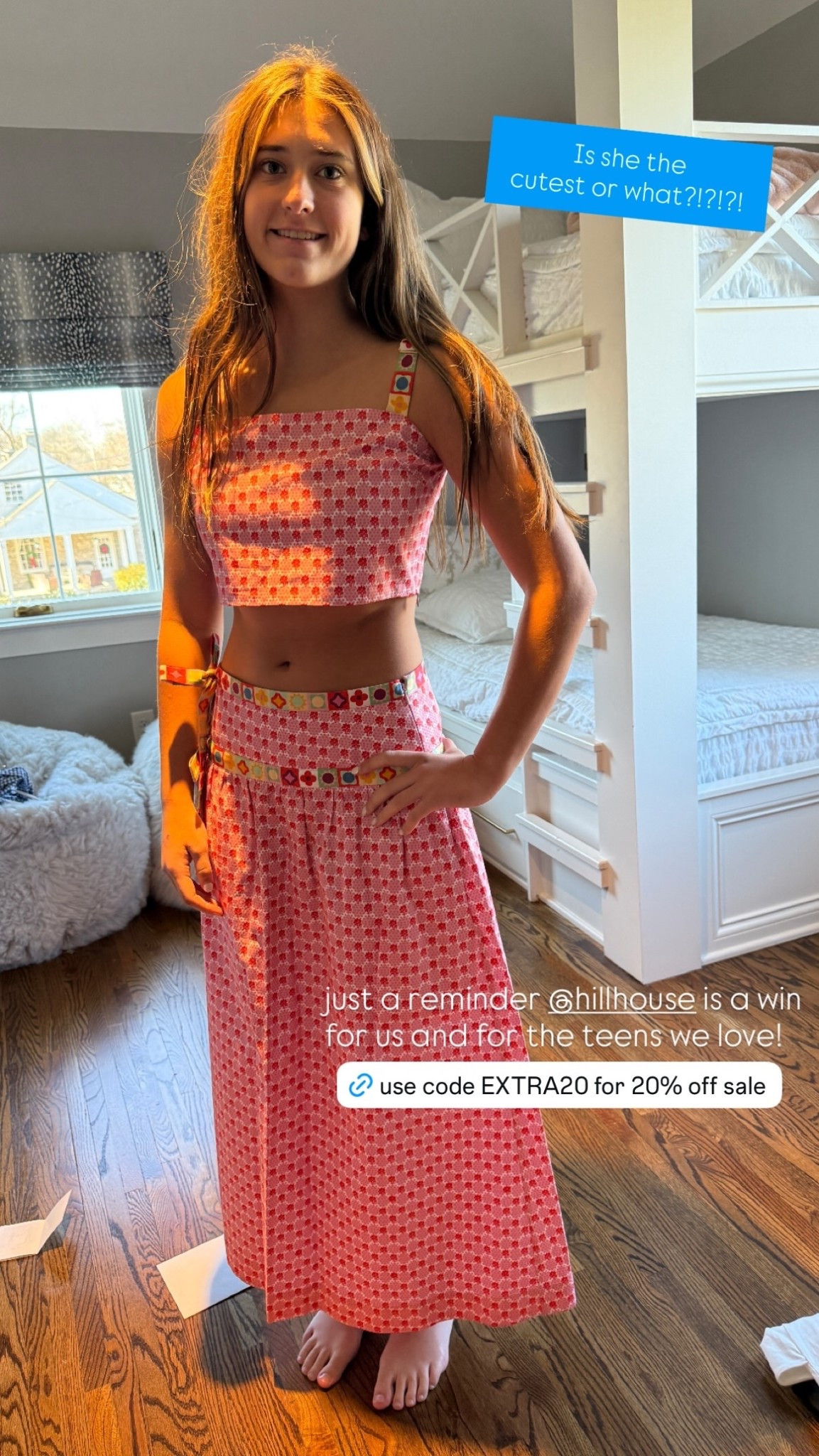 just a reminder @hillhouse is a win 
for us and for the teens we love! Is she the 
cutest or what?!?!?!