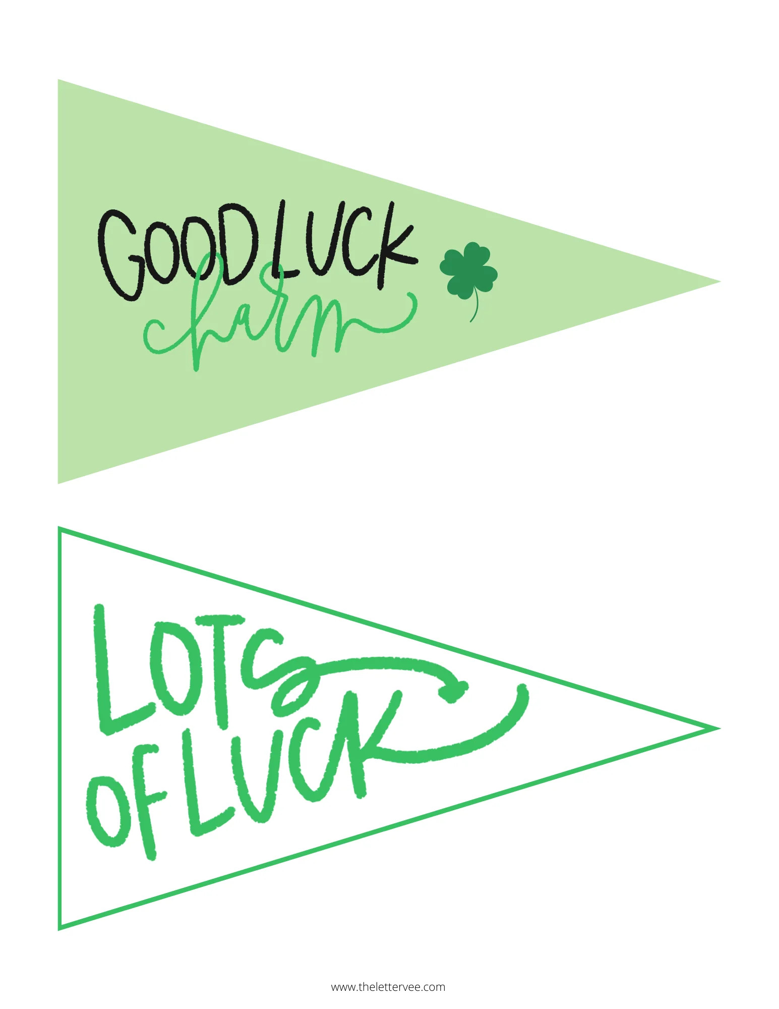 The Luckiest St. Patrick's Day | Printable Bundle | The Letter Vee