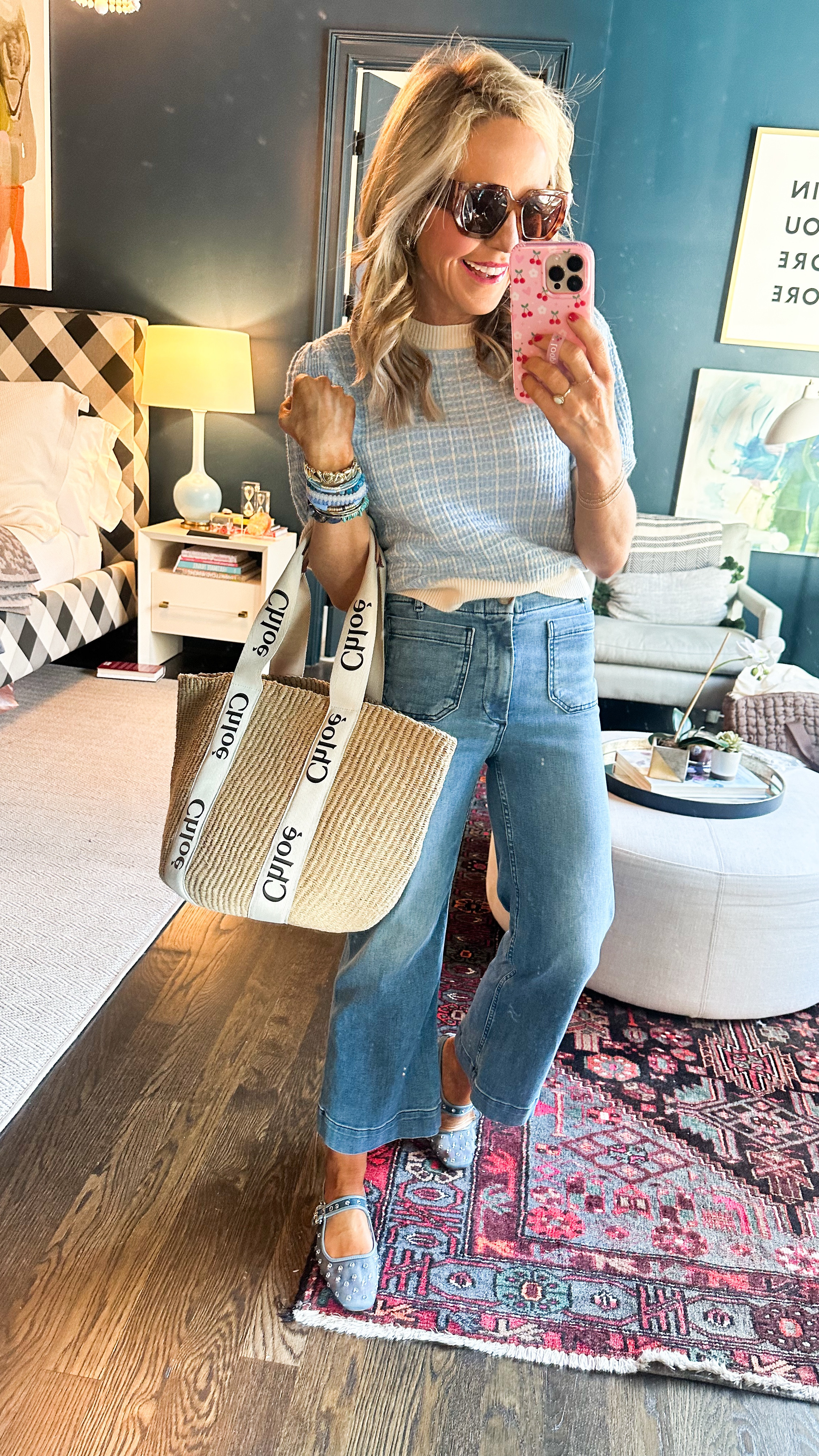 if you dress for it it will come… ready for you spring! wearing 24 in denim and XS in sweater (Natasha15 for 15% off) | 

#LTKSeasonal #LTKStyleTip #LTKFindsUnder100