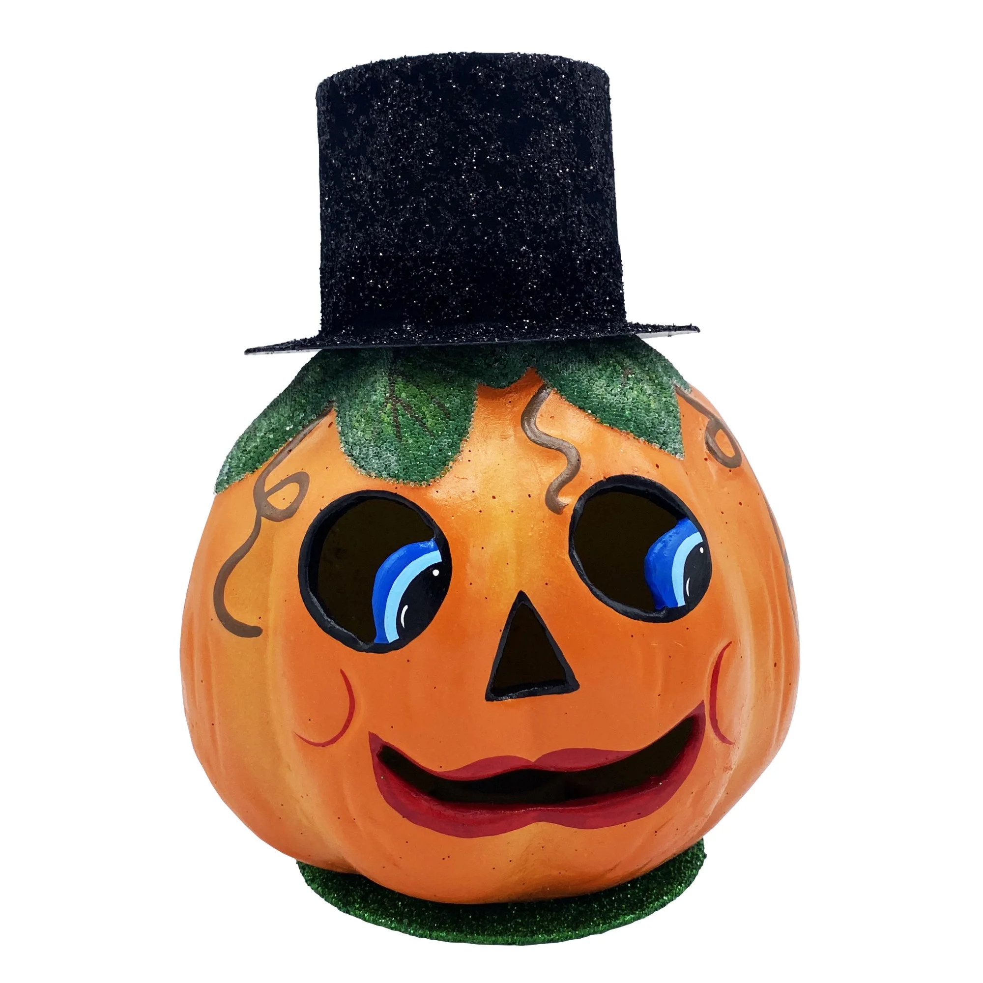 Alexander Taron 9” Schaller Jack-O-Lantern Paper Mache Halloween Candy Container - Walmart.com | Walmart (US)