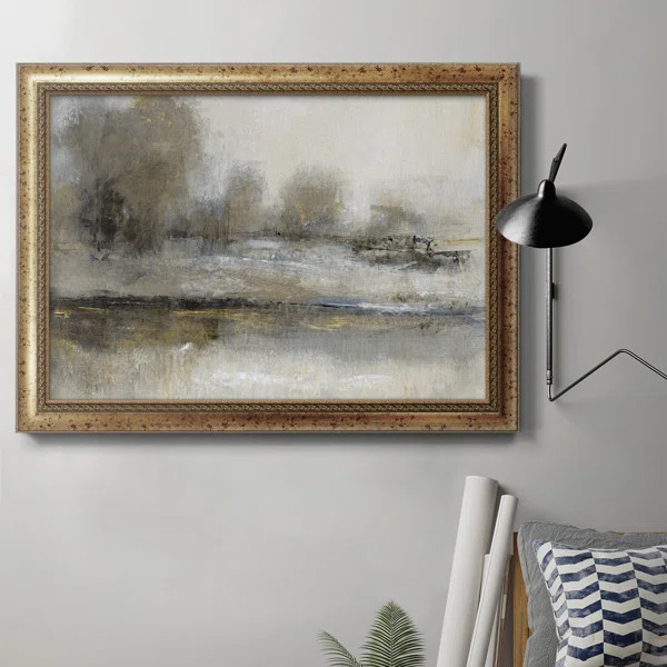 Gilt Landscape II Framed On Canvas Print | Wayfair North America