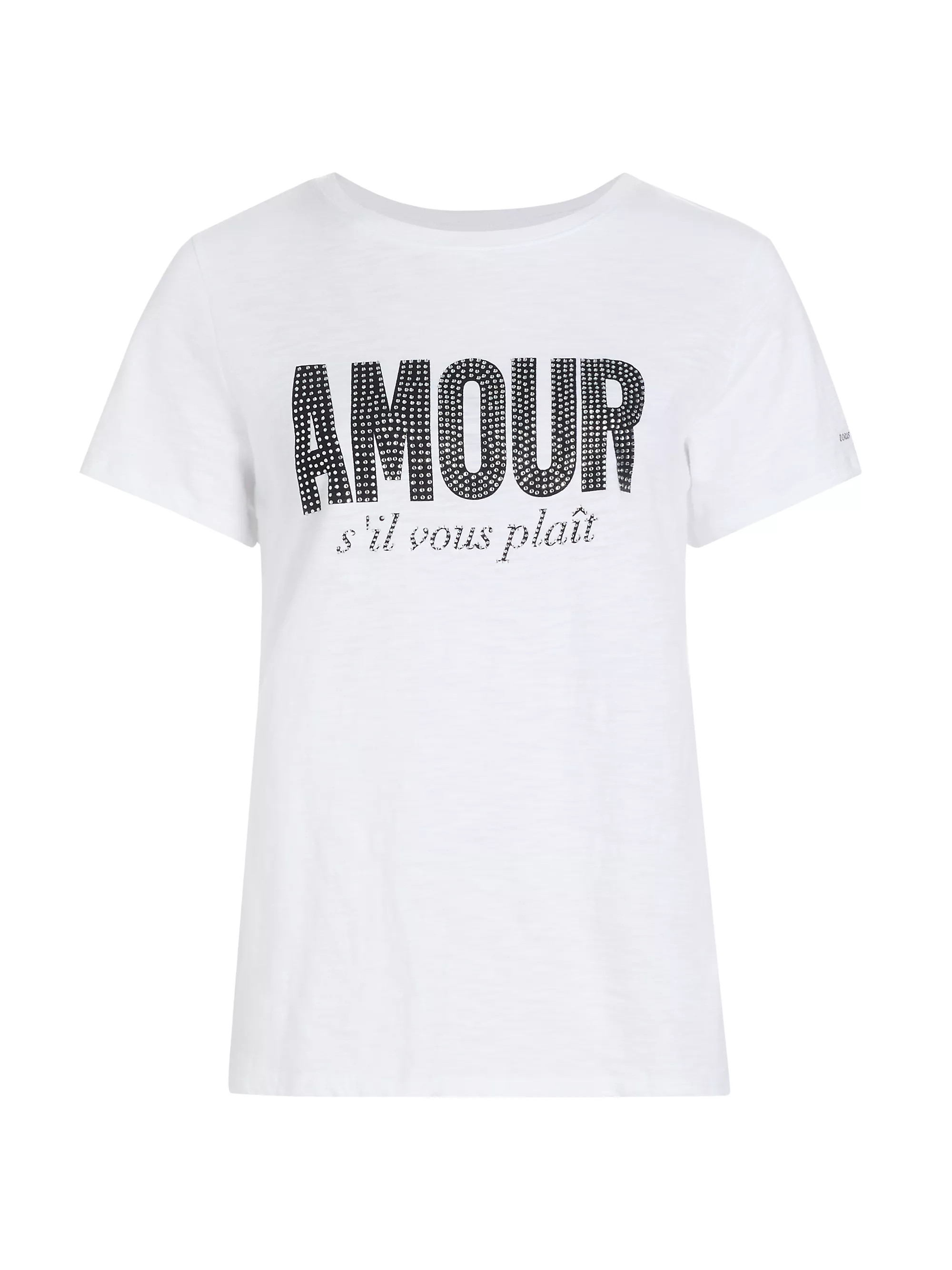 Amour Rhinestone Cotton T-Shirt | Saks Fifth Avenue