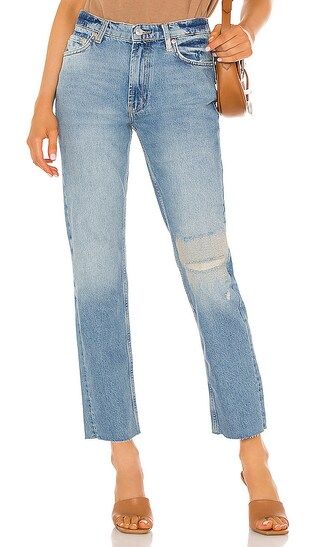 Free People Vixen Cigarette Jean in Blue. - size 28 (also in 24, 25, 26, 27, 29, 30, 31, 32) | Revolve Clothing (Global)