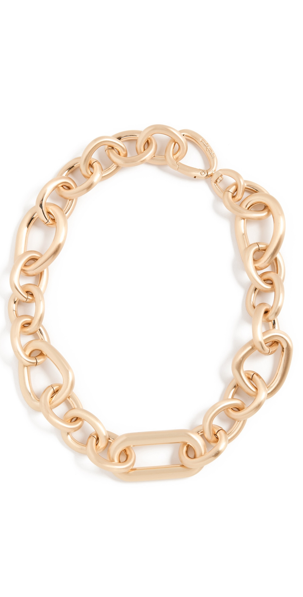 Cult Gaia Reyes Necklace Brushed Brass One Size | Shopbop