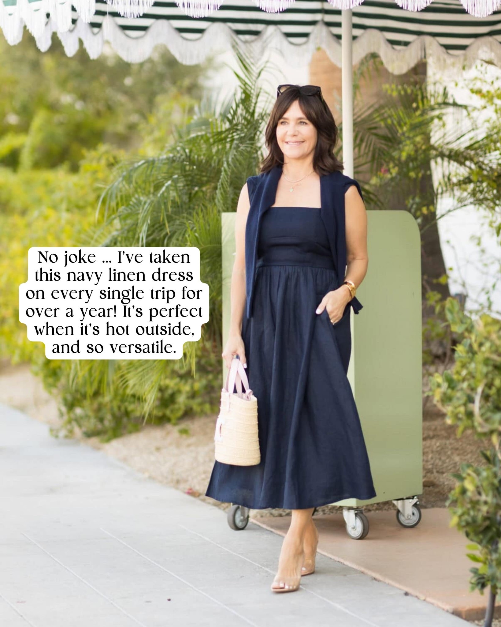 No joke… I’ve taken this navy linen dress on every single trip for over a year! It’s perfect when it’s hot outside, and so versatile. Linking more of my favorite linen pieces for spring and summer!

#LTKSeasonal #LTKOver40 #LTKTravel