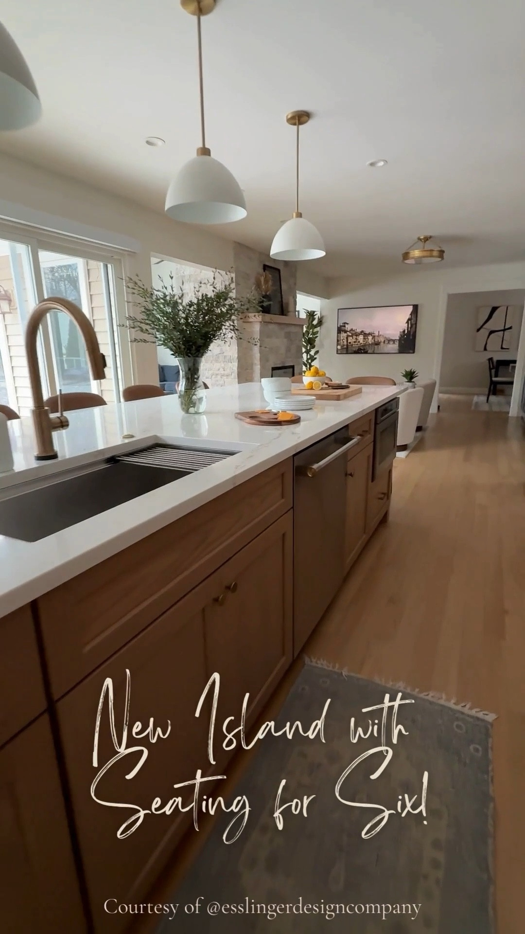 This white oak kitchen remodel proves timeless design always wins.

Shaker-style white oak cabinets stained in Minwax Weathered Oak bring warmth and texture, while Benjamin Moore White Dove on the walls and range hood keeps the space feeling bright and balanced.

The oversized island seats six, the layout was completely reimagined, and natural light now floods the entire space.

If you're planning a kitchen renovation and love warm wood tones paired with classic white paint, this one is worth saving 🤍

Save this for your future remodel inspiration.





Design:  @esslingerdesigncompany 

Tour:https://www.homebunch.com/before-and-after-kitchen-remodel-with-white-oak-cabinets/







#KitchenRemodel
#BeforeAndAfter
#WhiteOakCabinets
#KitchenRenovation
#BenjaminMoore

#LTKmomlife #LTKmorningroutine #LTKHome